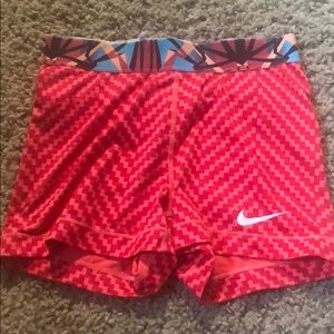 Nike pro spandex shorts